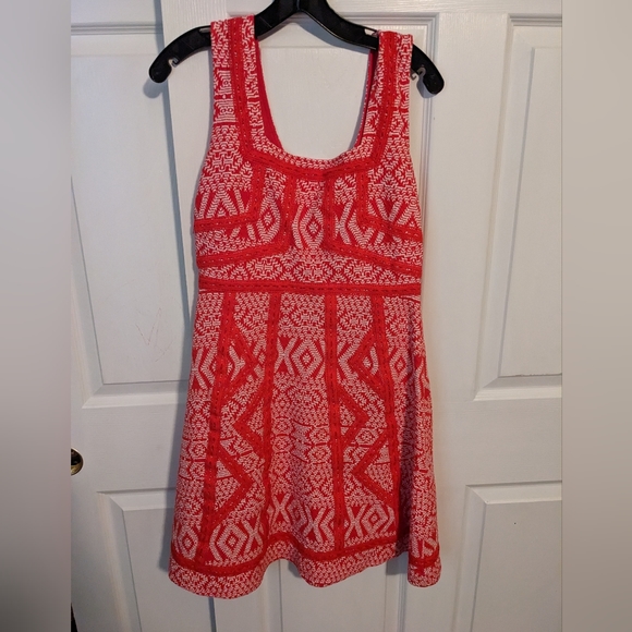 Anthropologie Maeve Red Emma Dress, Sz 6 - Picture 2 of 4